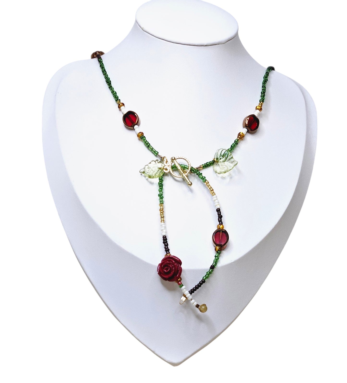 Floral Beaded Necklace