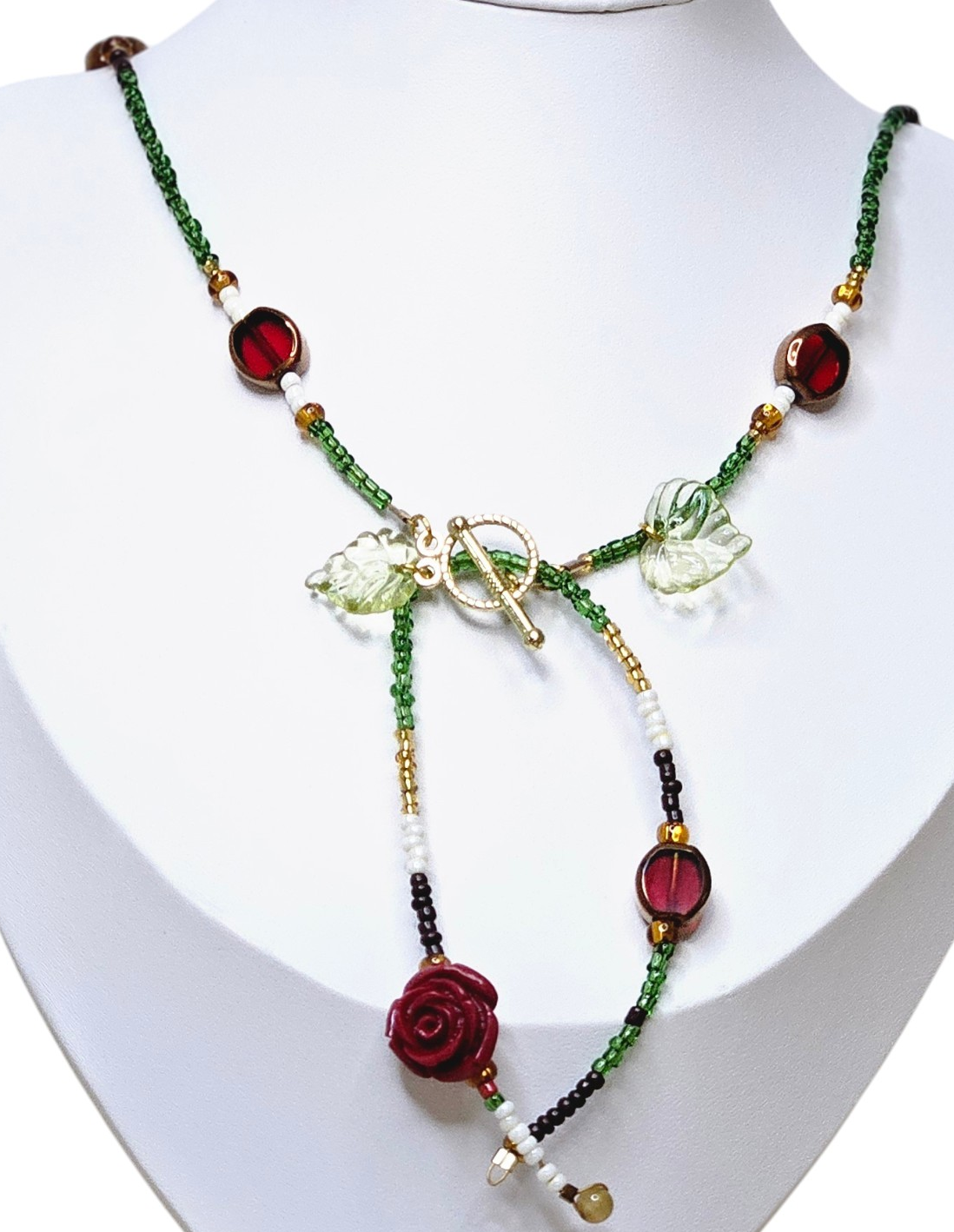 Floral Beaded Necklace