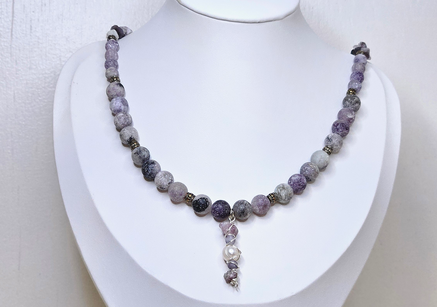 Amethyst Necklace and Earrings