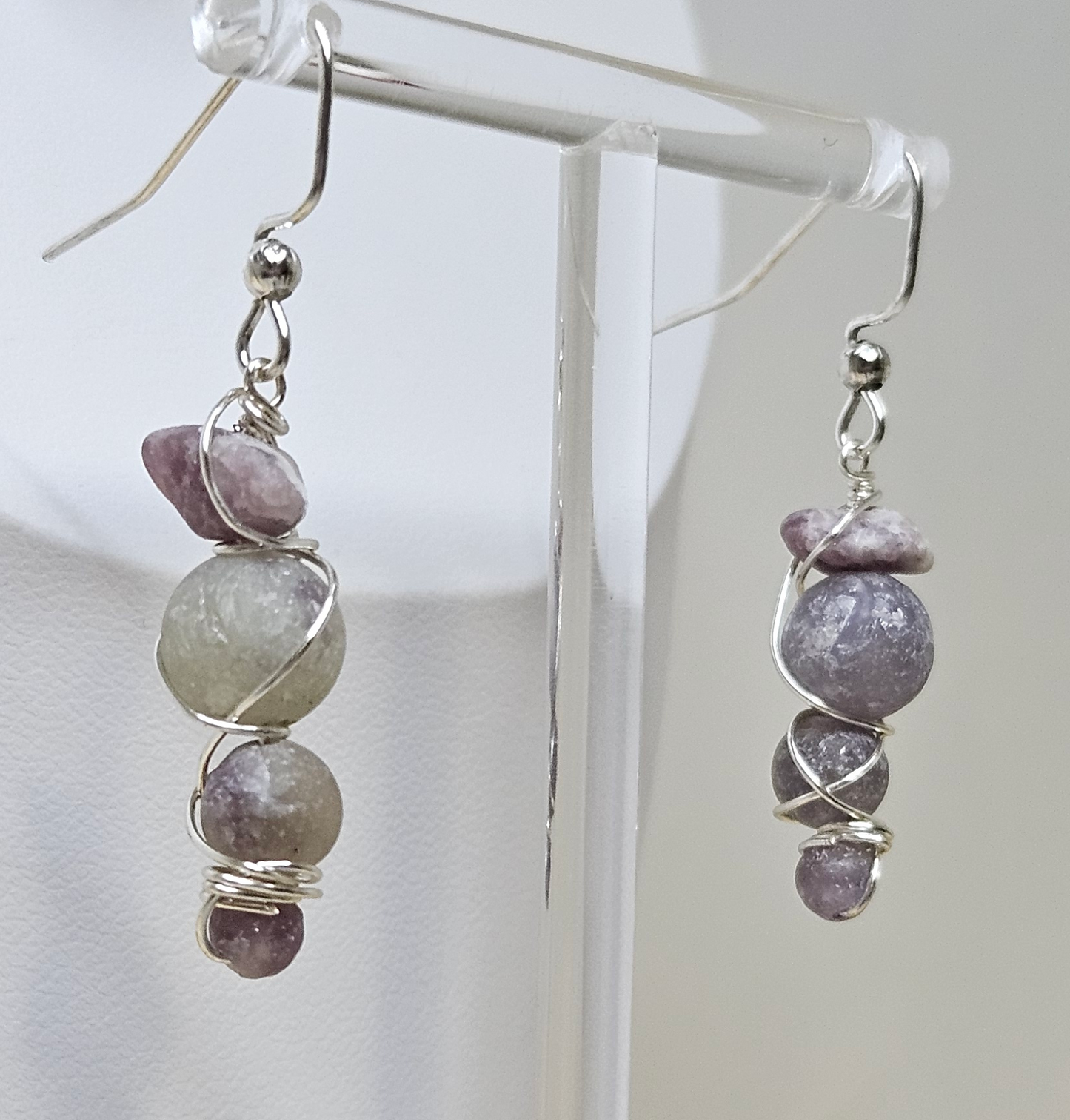 Amethyst Necklace and Earrings