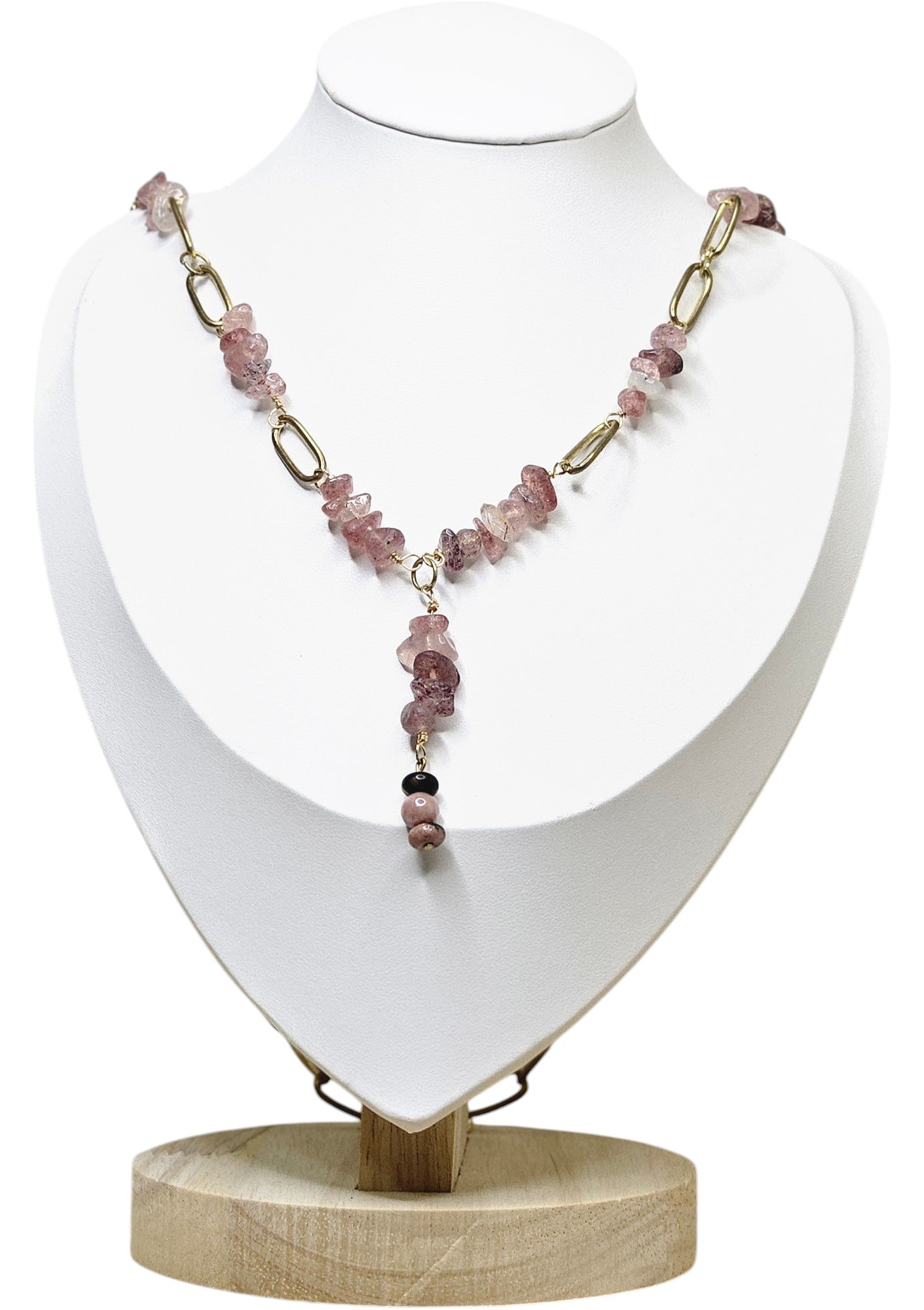 Pink Harmony Y-Chain Necklace