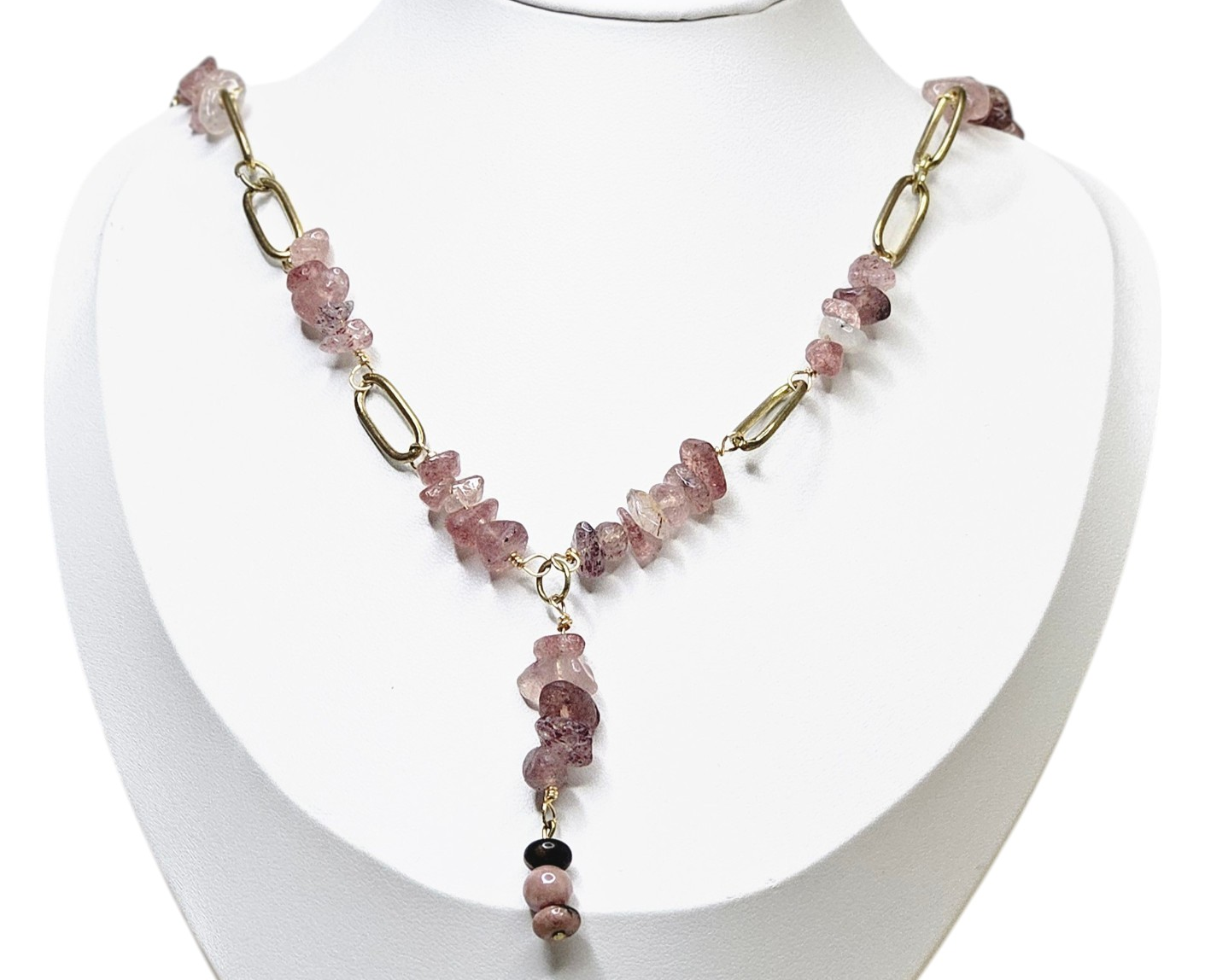 Pink Harmony Y-Chain Necklace