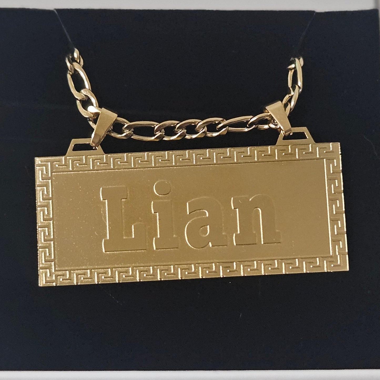 Luxury Custom Name Necklace Stainless Steel Jewelry Men