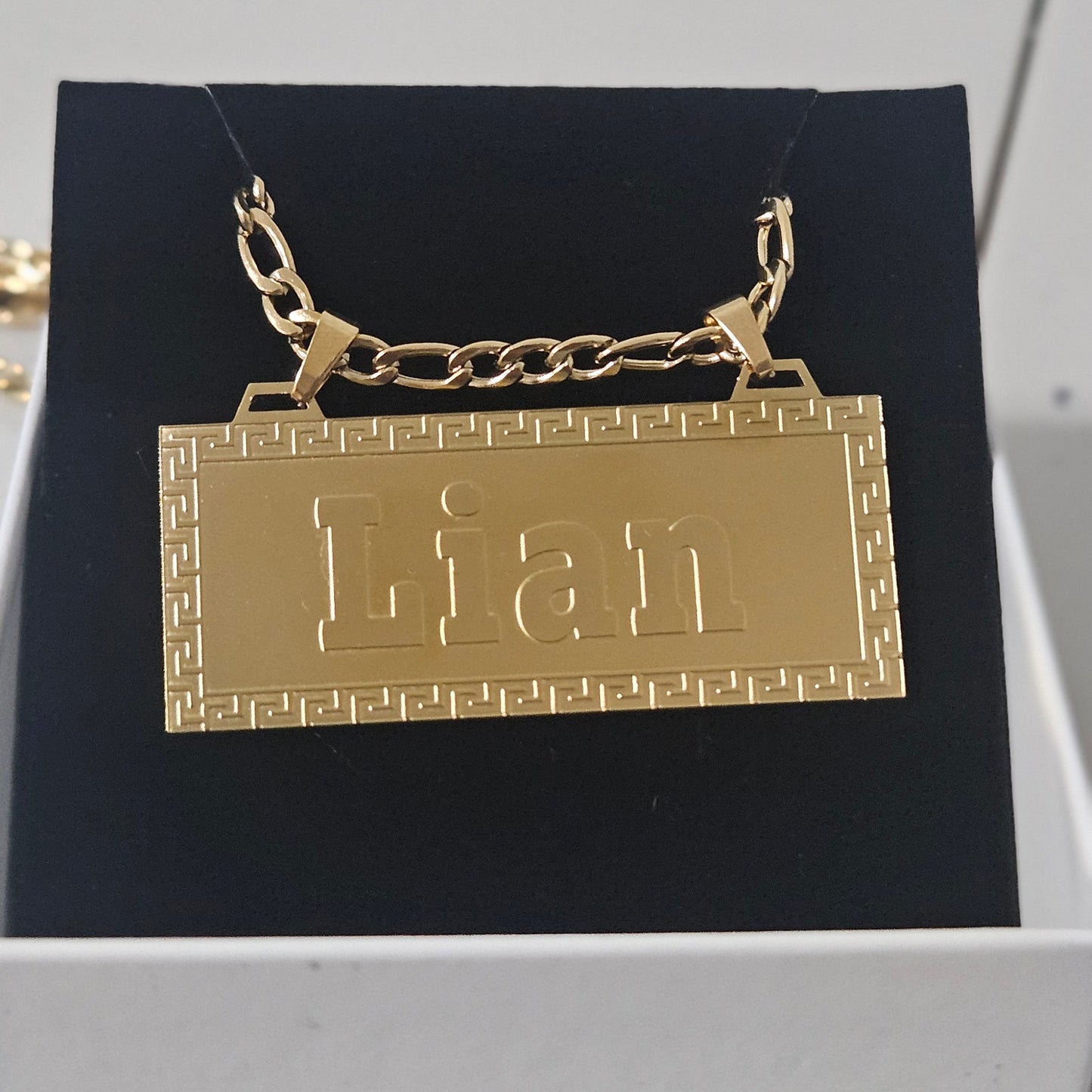 Luxury Custom Name Necklace Stainless Steel Jewelry Men