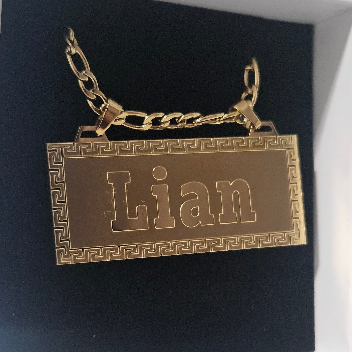 Luxury Custom Name Necklace Stainless Steel Jewelry Men