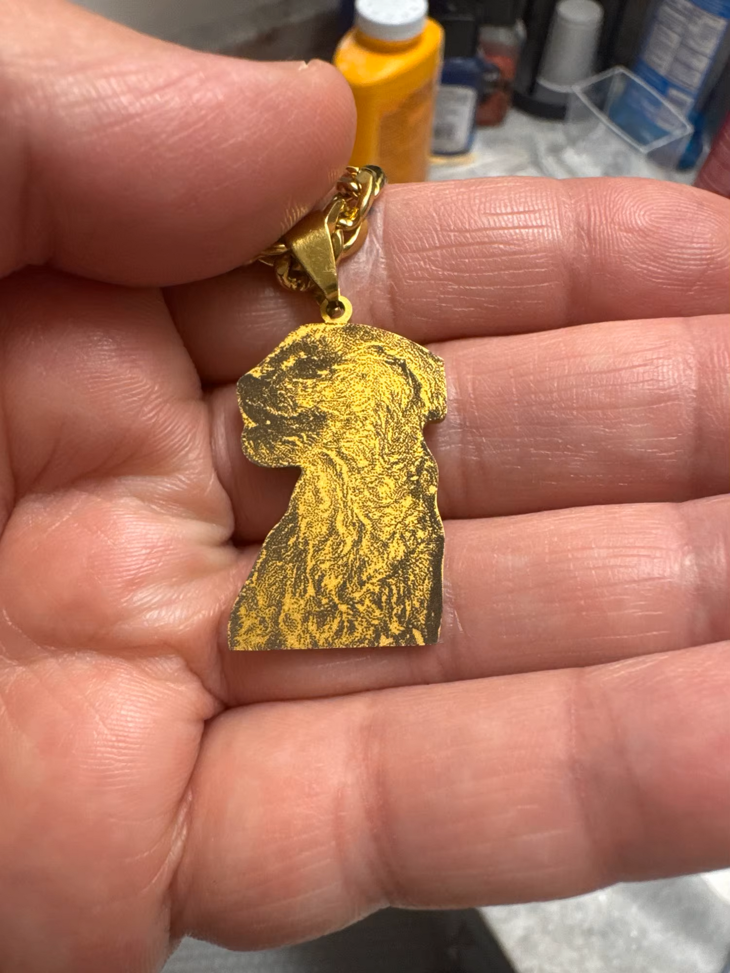 Custom Photo Engraved Necklace