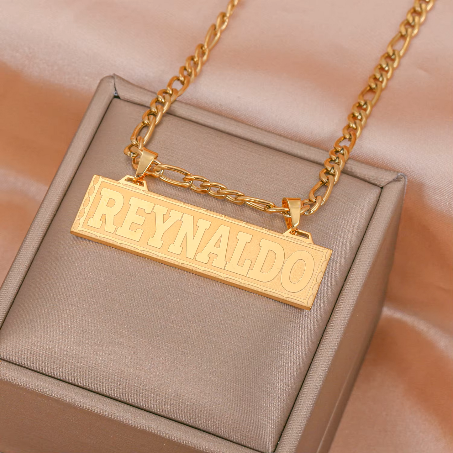 Trending Stainless Steel Bar Necklaces For Men