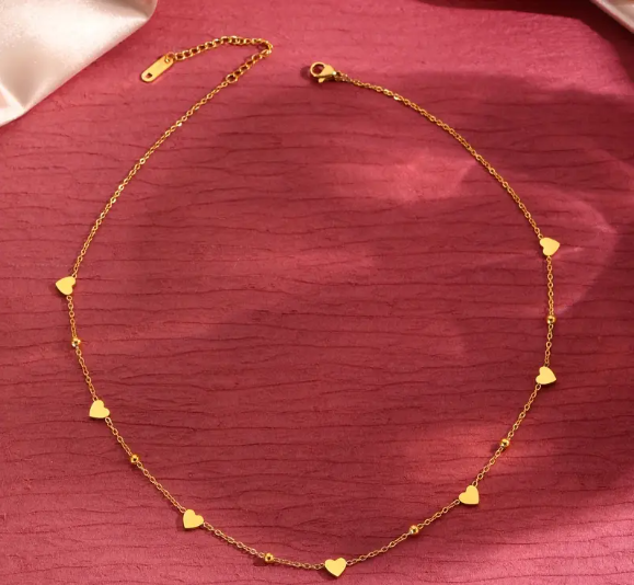 Stainless Steel Love Pendant Necklace