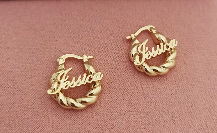 Custom Name Earrings Customize Name Earrings for Children