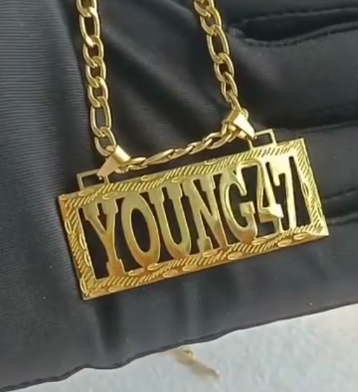 Custom Name Men Necklace Stainless steel 316L 18k Gold plated