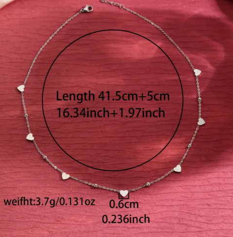 Stainless Steel Love Pendant Necklace