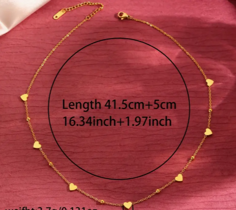 Stainless Steel Love Pendant Necklace