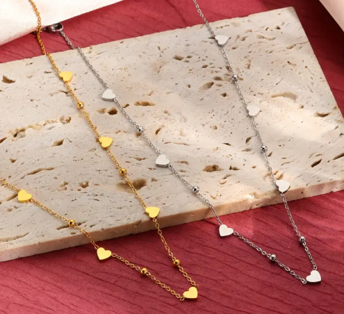 Stainless Steel Love Pendant Necklace