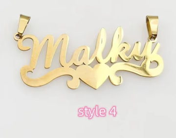 Custom Name Necklace 4 different styles