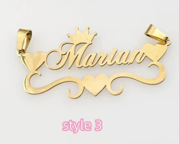 Custom Name Necklace 4 different styles