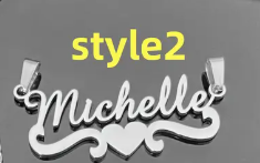 Custom Name Necklace 4 different styles
