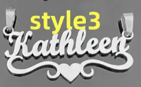 Custom Name Necklace 4 different styles