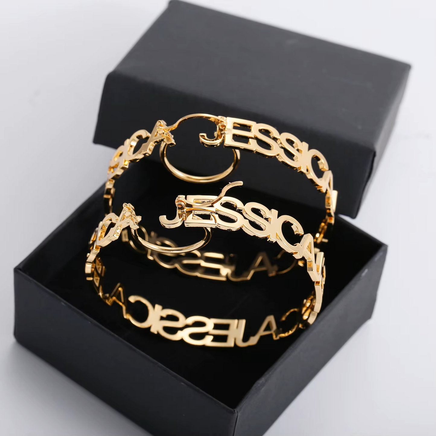 Custom Name Earring 2025 Trend New Summer Hoop Earrings